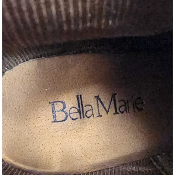 BellaMarie Leopard Print Sally-5 Almond Toe Lace-up Wedge Ankle Booties Size 8 - Picture 6 of 7
